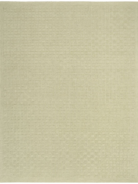 Pure Grids PGR01 Light Green 8'6" x 11'6" Rug