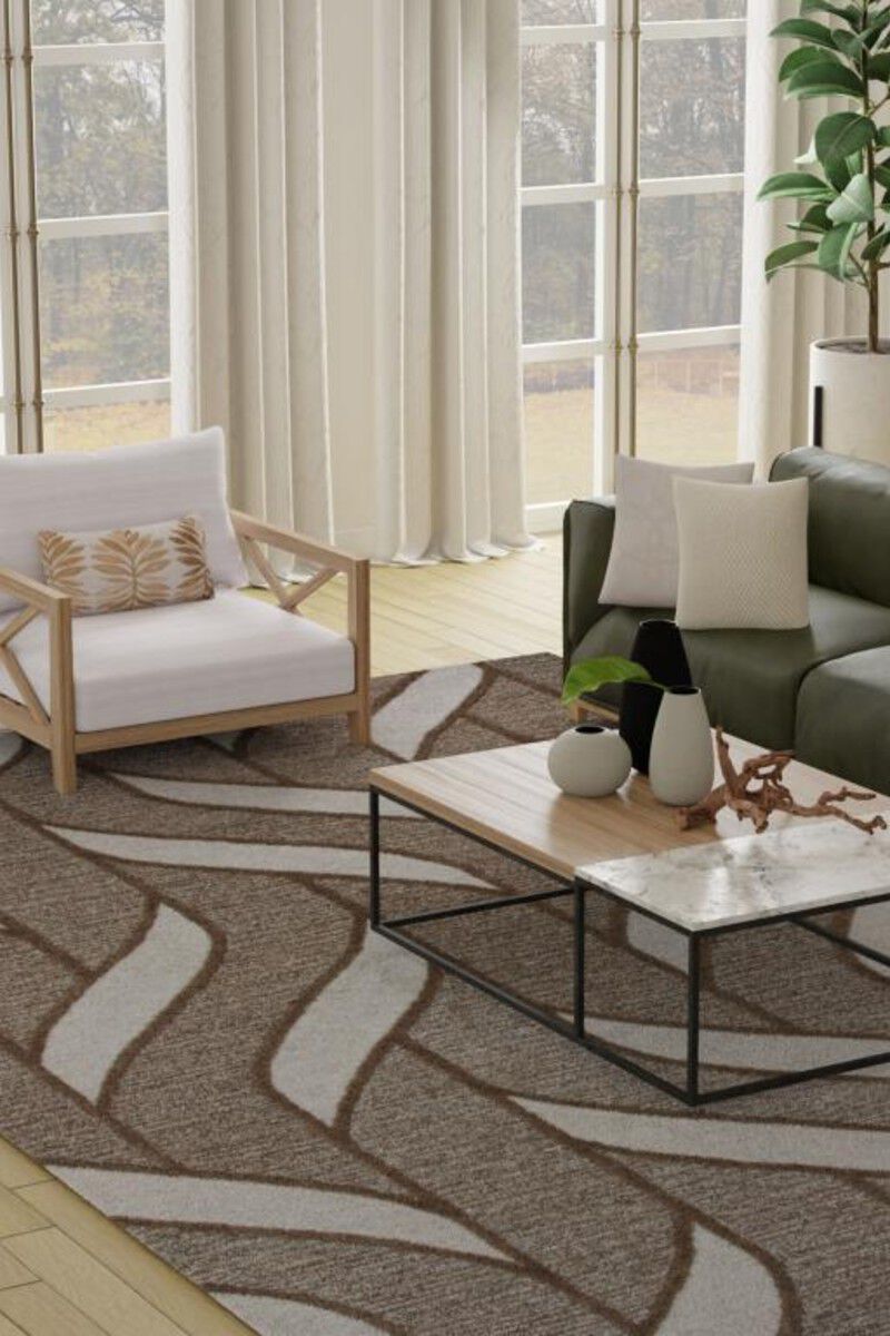 Lofton A07213 Brown 8'9" x 11'9" Rug image number 7