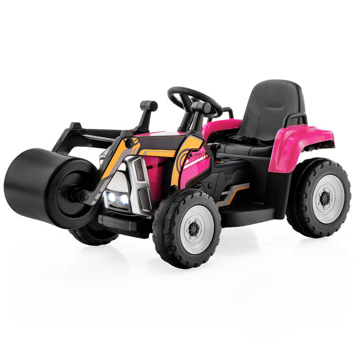 Kids 12V Ride On Construction Road Roller