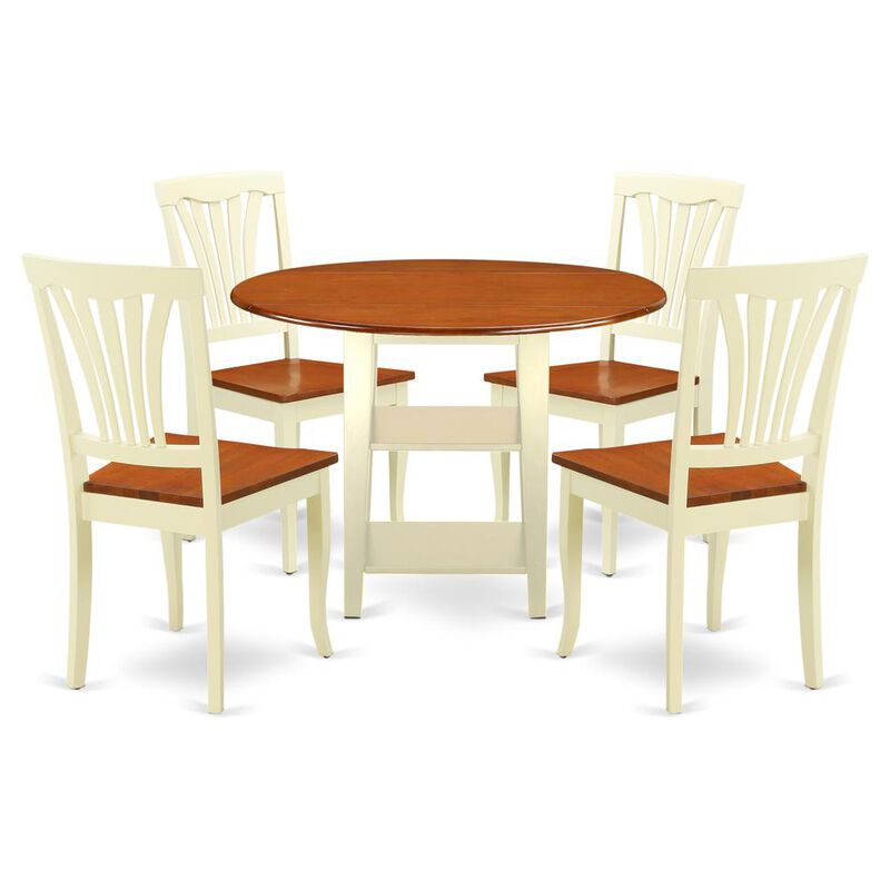 Dining Room Set Buttermilk & Cherry