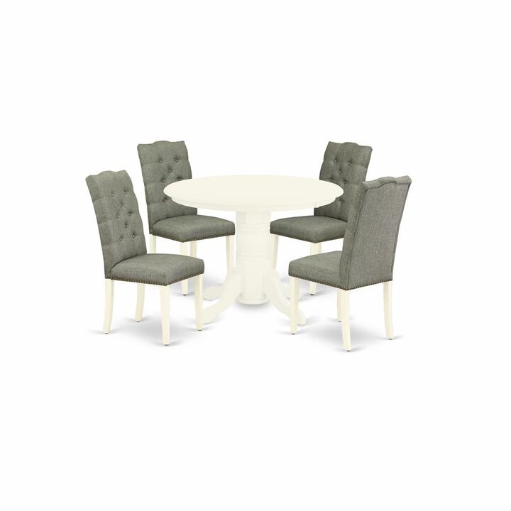 Dining Room Set Linen White