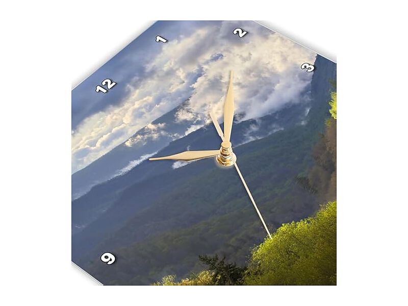 Oconaluftee Great Smoky Mountains North Wall Clock 13 Inch Home Decor image number 3