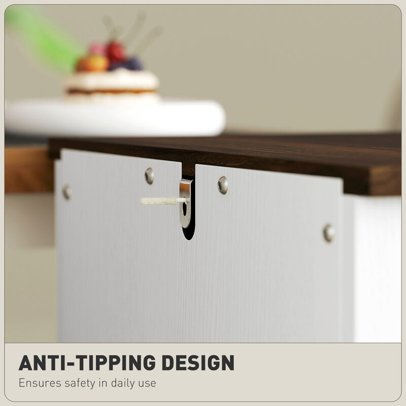 Hivvago Vertical File Cabinet with 3 Drawers for Office Storage image number 7