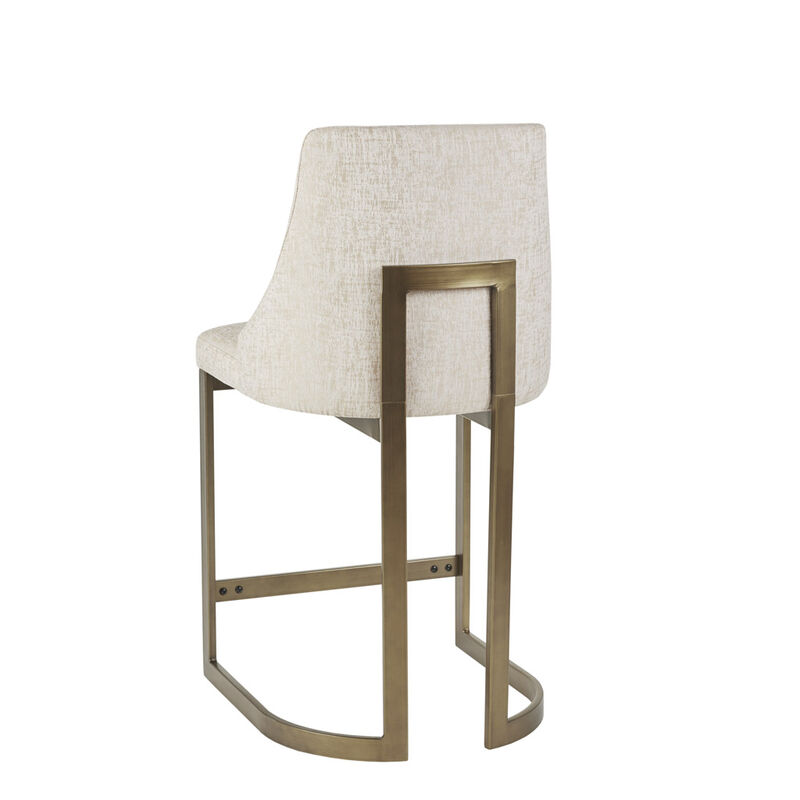 Gracie Mills Dillon Modern Upholstered Counter Stool