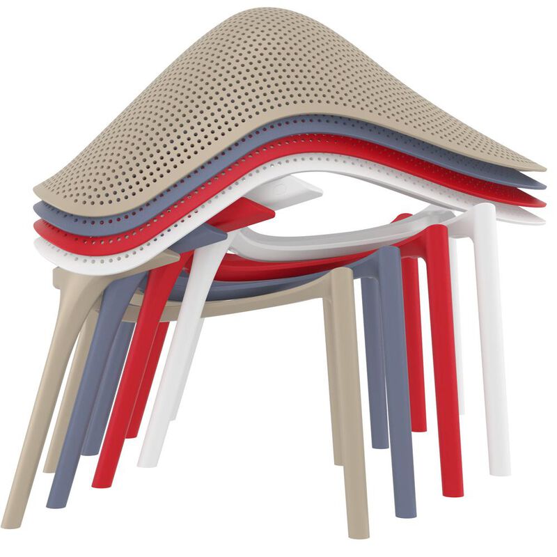 Belen Kox Lounge Chair, Set Of 2, Red, Belen Kox image number 4