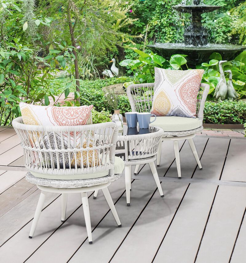 Monaco Cream Patio Set
