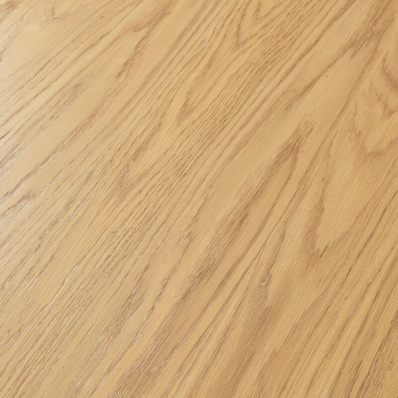 46Inch Straight-Edged Natural Wood Dining Table Seats 4-6 People, Suitable for Living Room and Dining Room