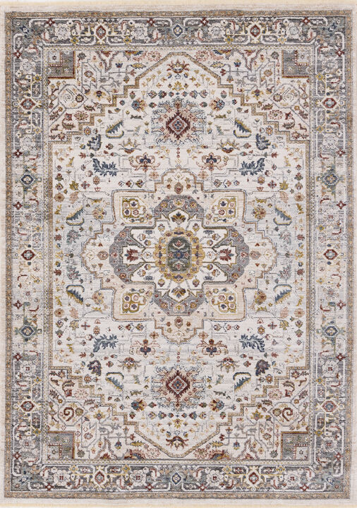 HomeRoots Medallion Area Rug