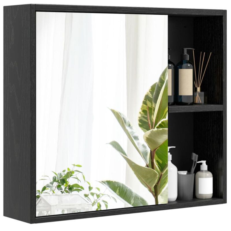 Hivvago Bathroom Medicine Cabinet with Single Mirror Door