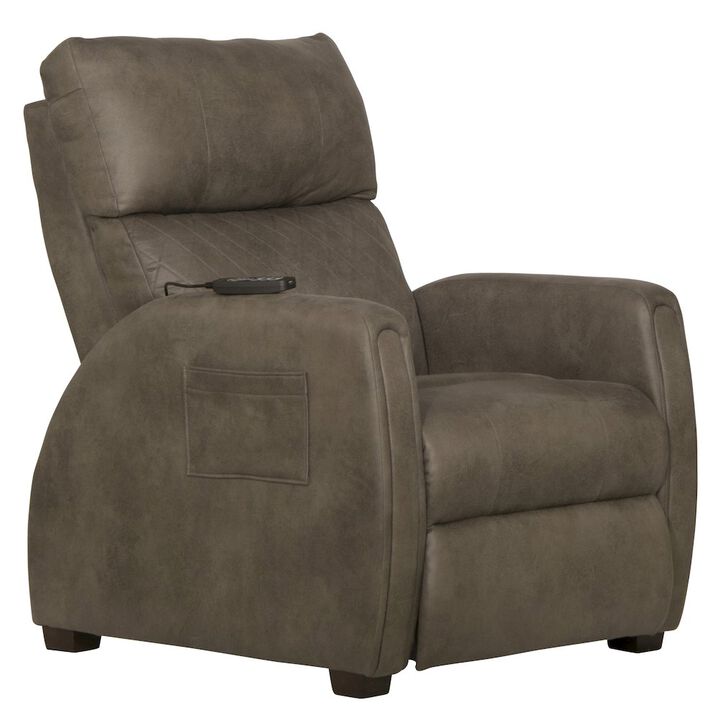 Catnapper Relaxer Power Lay Flat Recliner with Power Adjustable Headrest and Lumbar