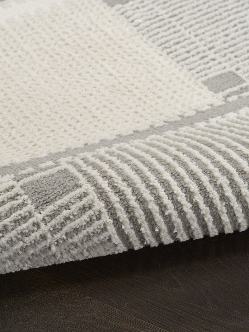 Nordic NRC09 Ivory/Gray 5' x 7' Rug