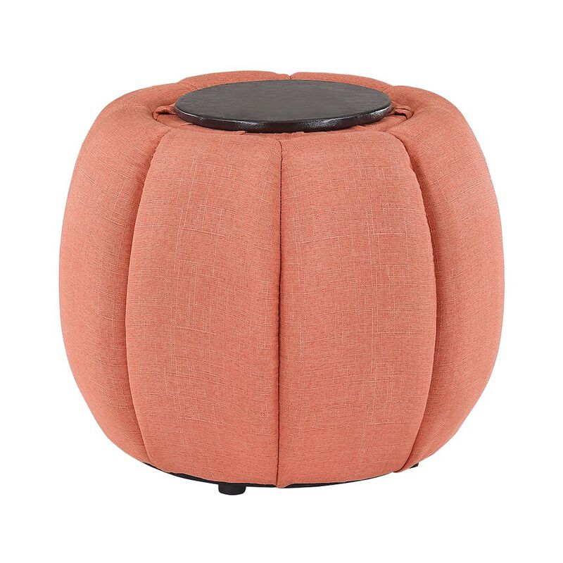 Convenience Concepts Designs4Comfort Daisy Storage Ottoman with Reversible Tray Lid