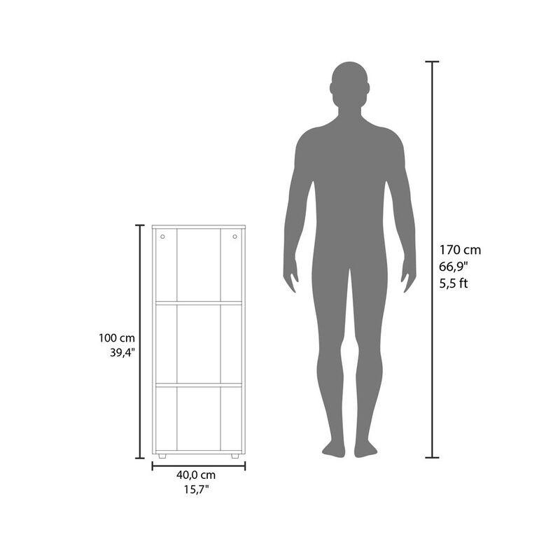 Newmanstown Bookcase, Office, White