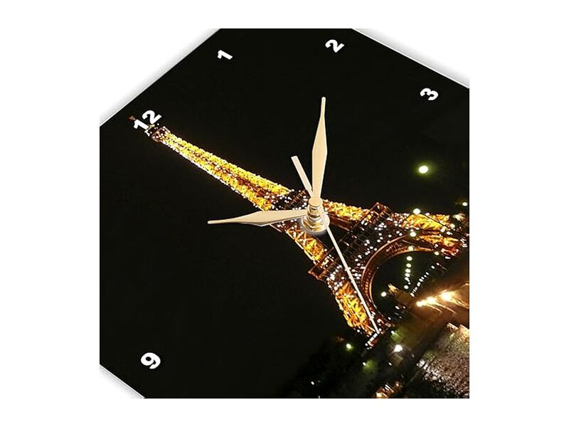 Eiffel Tower Wall Clock 10 Inch Home Decor image number 3