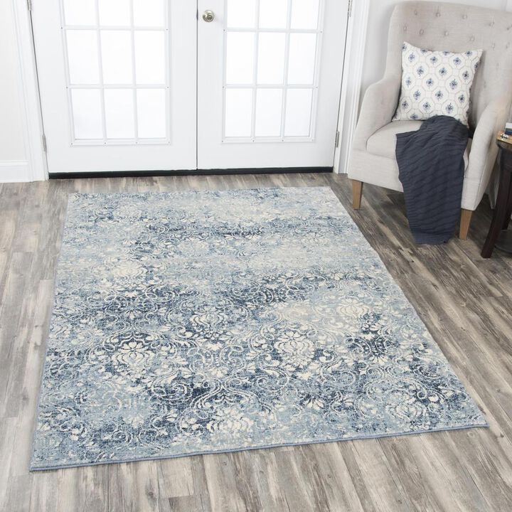 Hybrid Cut Pile Wool Rug, 5' x 8'