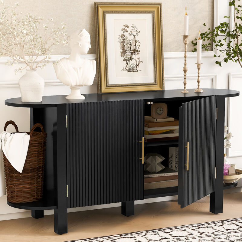 Curved Extension Shelf Sideboard image number 6