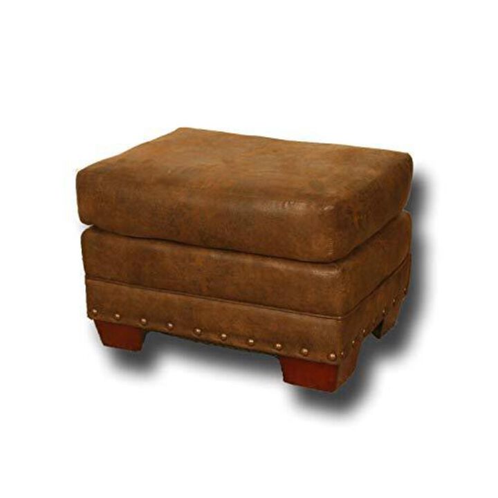 American Furniture Classics Buckskin Ottoman