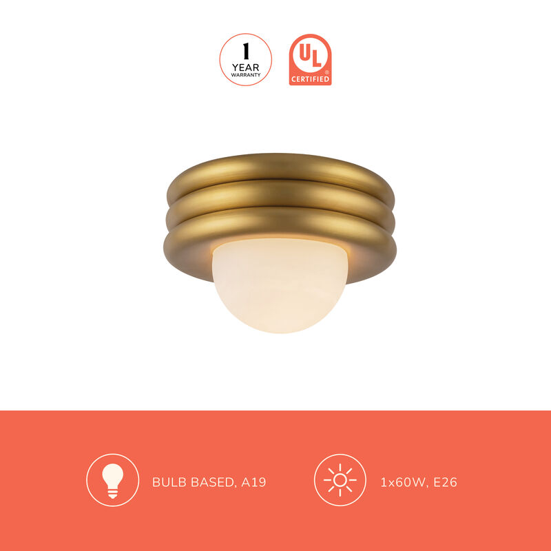 Harvey 12 in Socket Semi Flush Mount image number 7
