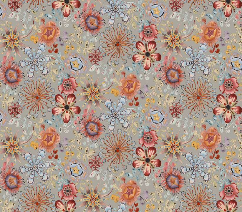 Magic Garden Multicolor Peel & Stick Wallpaper