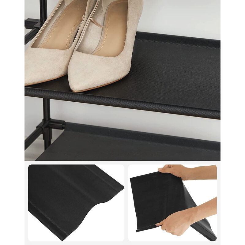 10-Tier Shoe Rack - Versatile Shoe Storage Organizer for Efficient Space Management