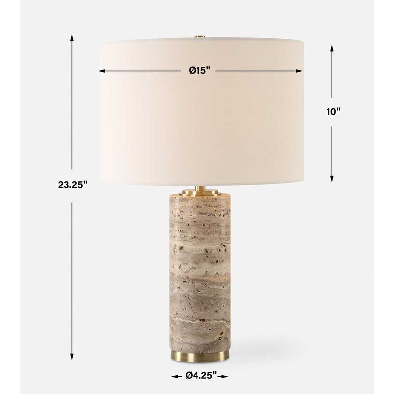 Uttermost Cortado Travertine Table Lamp image number 5