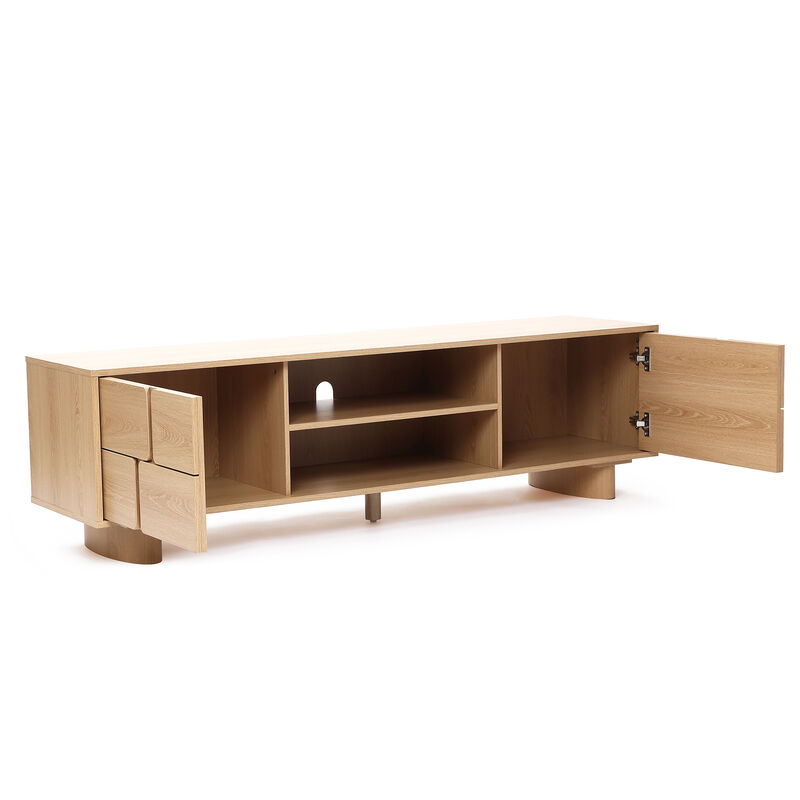 63" Zendic Wood TV Console image number 3