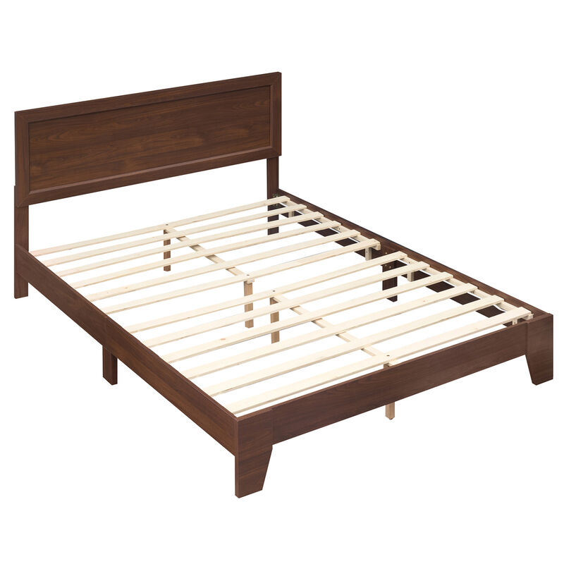 Modern Bedroom Bed Frame with Stylish Headboard Design image number 0