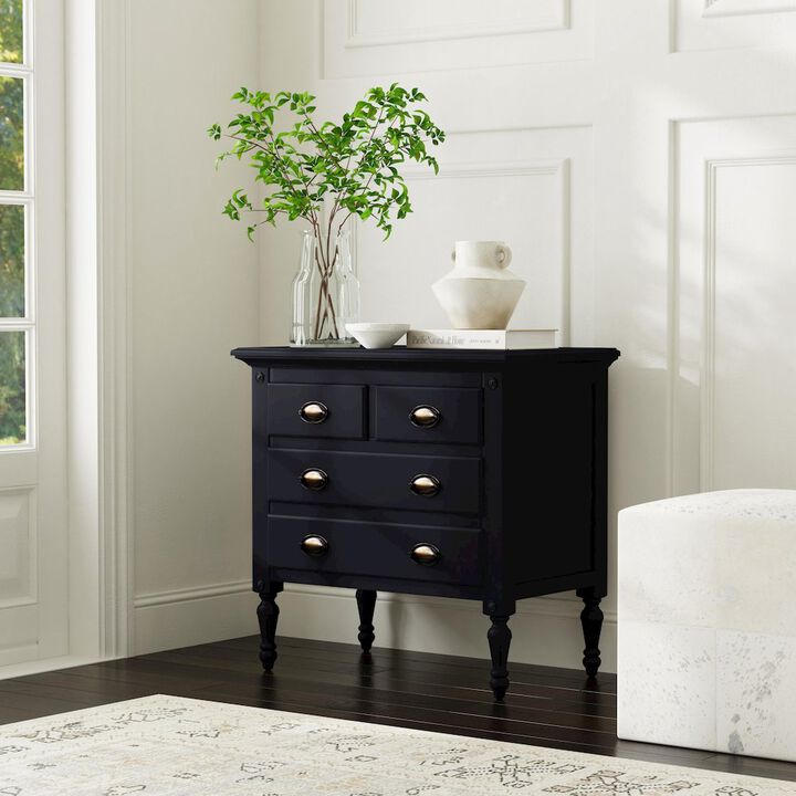 Butler Specialty Company Easterbrook 4 Drawer Chest, Black