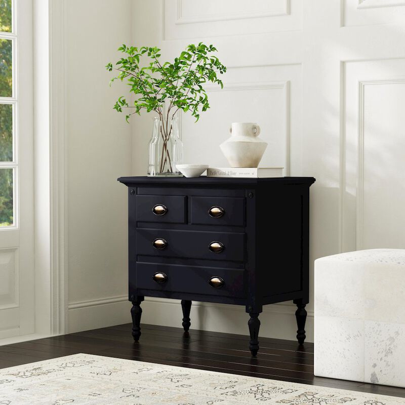 Butler Specialty Company Easterbrook 4 Drawer Chest, Black