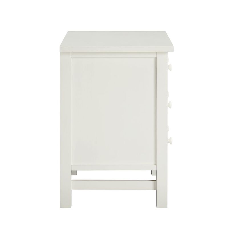 Comfort Pointe Greenwich 4-drawer Storage Nightstand - Antique White