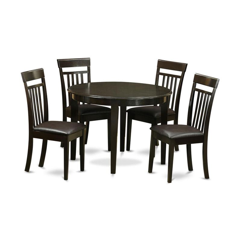 5 PC Kitchen nook Dining set-Kitchen Table and 4 Kitchen Chairs