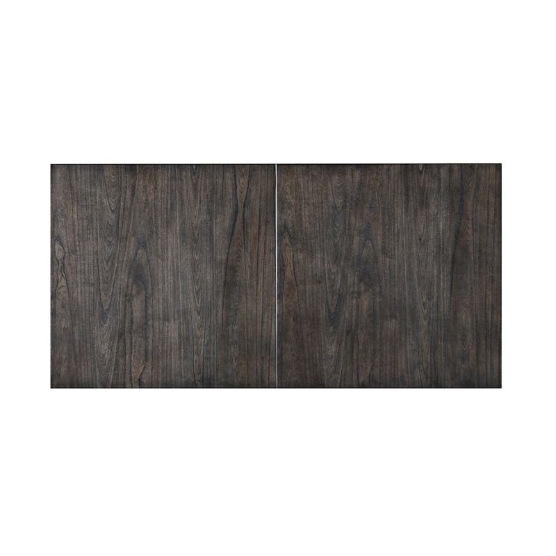 Alpine Furniture Lennox Rectangular Extension Dining Table, Dark Tobacco