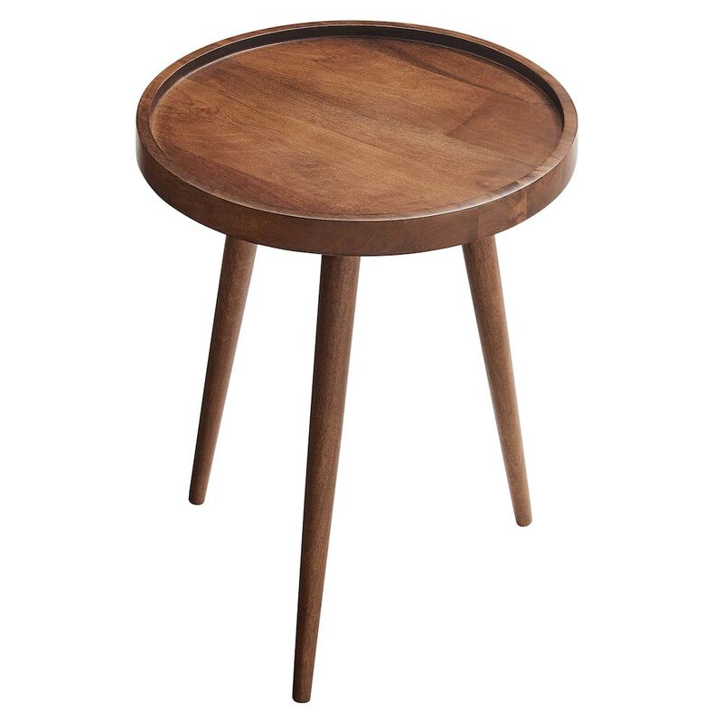 Chiro Round Wood Side Table image number 3