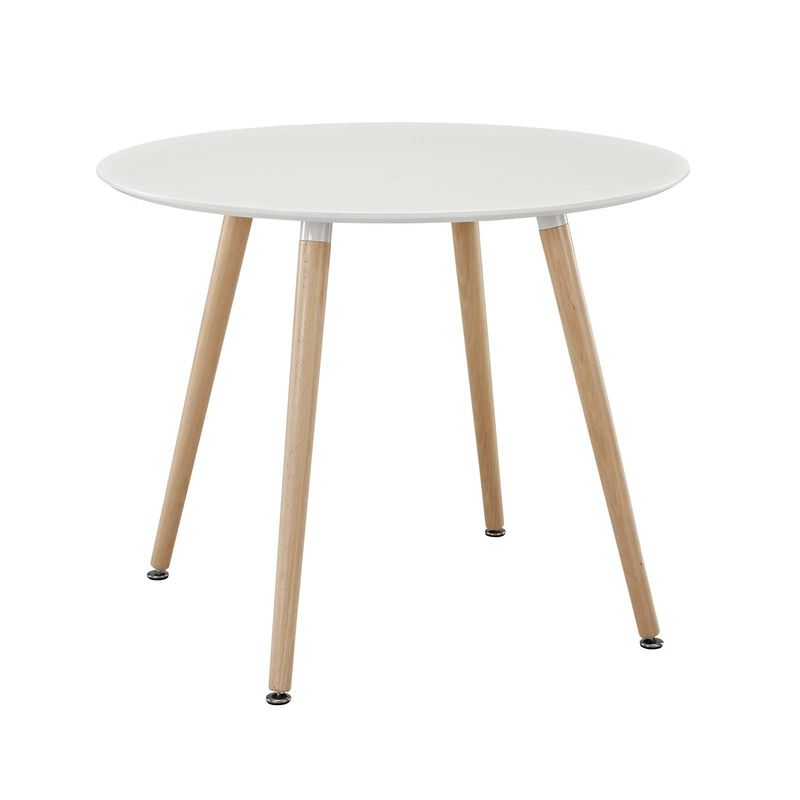Modway - Track Round Dining Table White