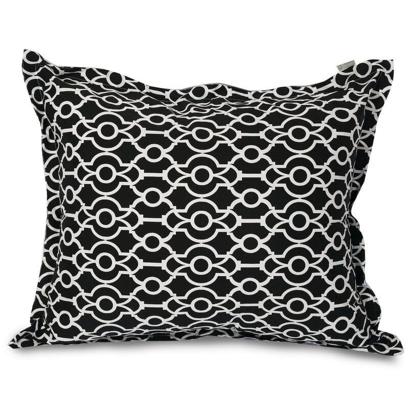 Majestic Home Goods Floor Pillow Athens Black