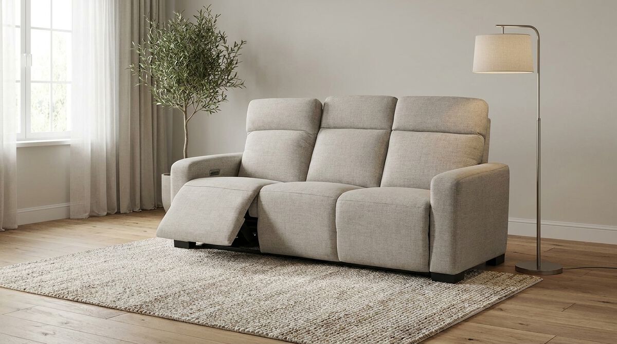 Acadia Power Reclining Sofa with Headrest