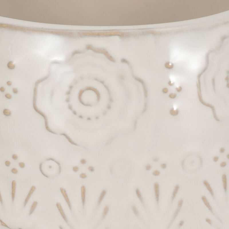 7" Turtle Planter, White image number 5