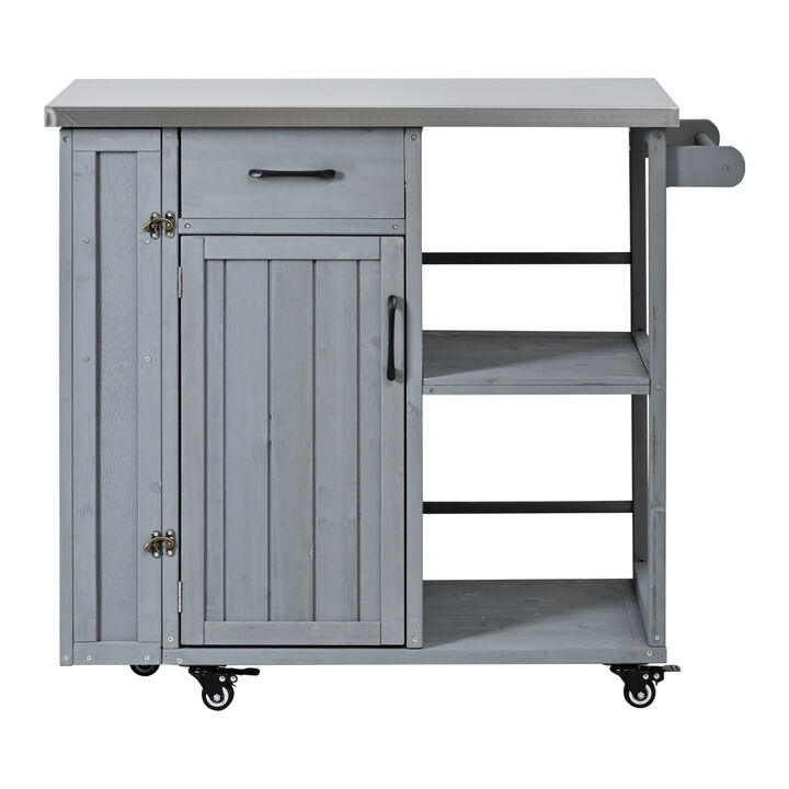 TATEUS Outdoor Bar Cart
