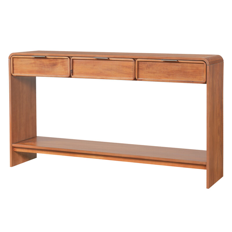 Merax Retro-Chic Storage Console Table image number 0