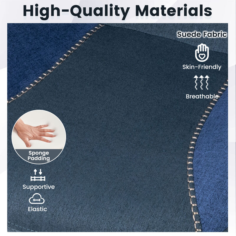 High Back Office Chair with 2D Adjustable Headrest and Rocking Feature image number 5