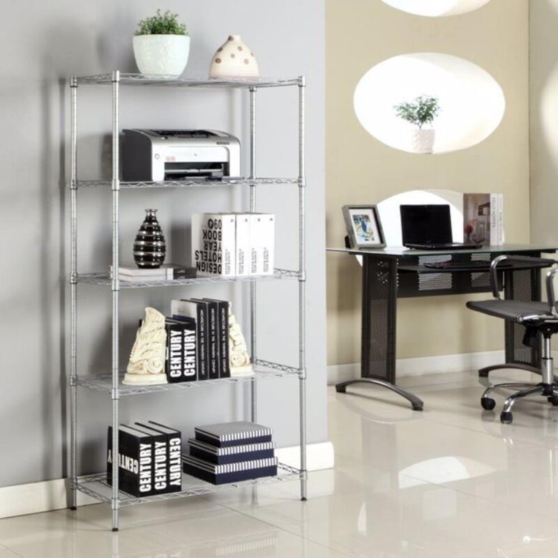 5-Shelf Storage Rack for Home Organization and Heavy Duty Storage Solutions