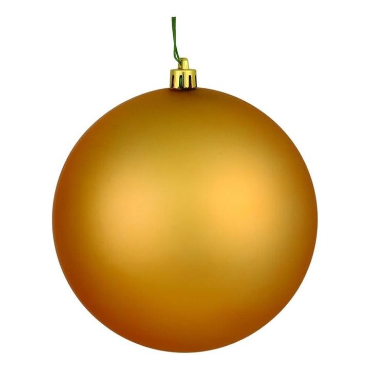 Vickerman 4" Plastic Ball Ornament in Multi-Color Matte (Set of 6)