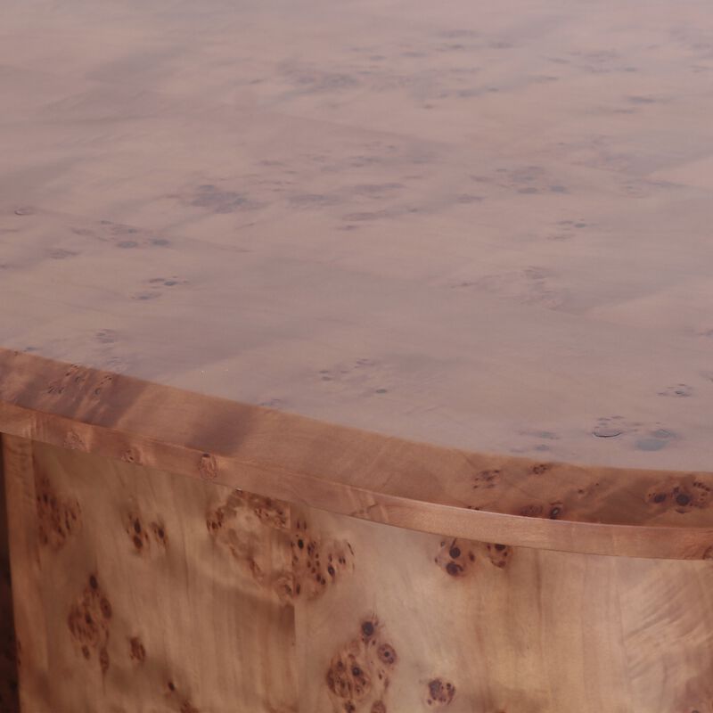 Gladyss Honey Burl Dining Table image number 4