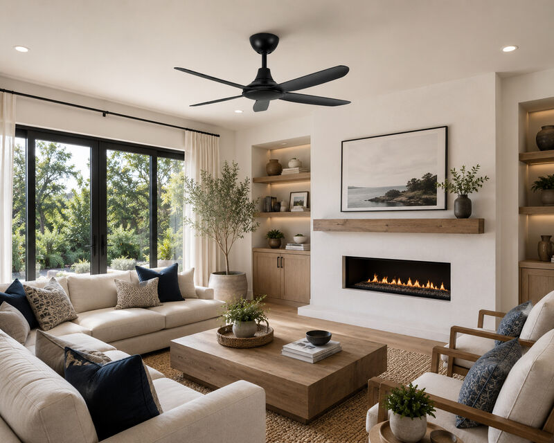 ENLIGHT 52" Smart DC Ceiling Fan, IP66 Outdoor/Coastal Rated, Matter Smart Home Integration, 5 Blades image number 5