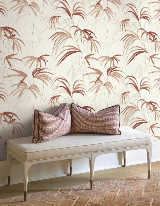 Inky Clay Palms Wallpaper