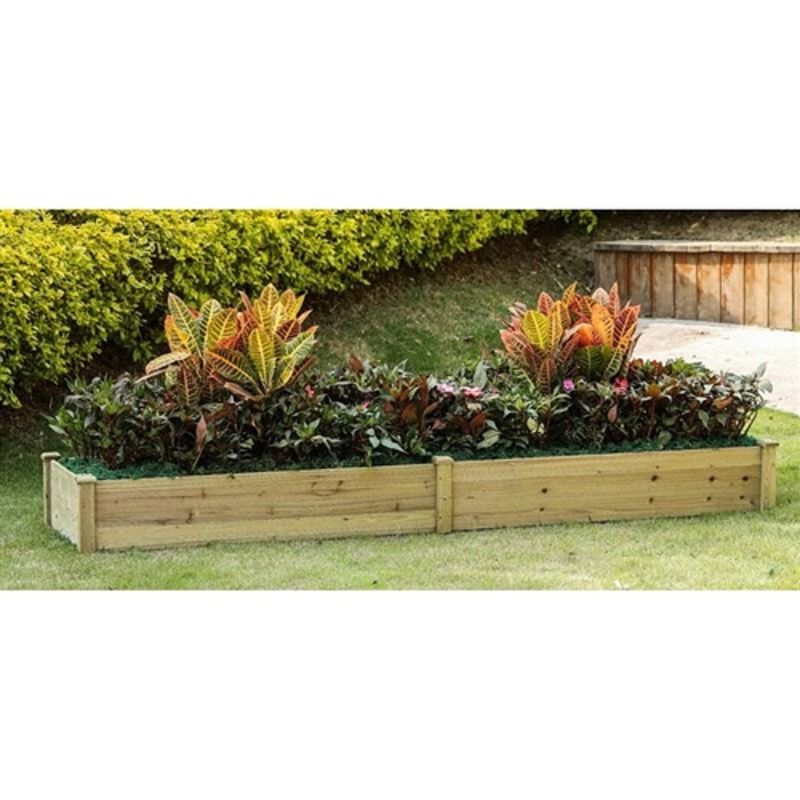 Durable Outdoor Raised Garden Bed Planter Frame for Easy Gardening