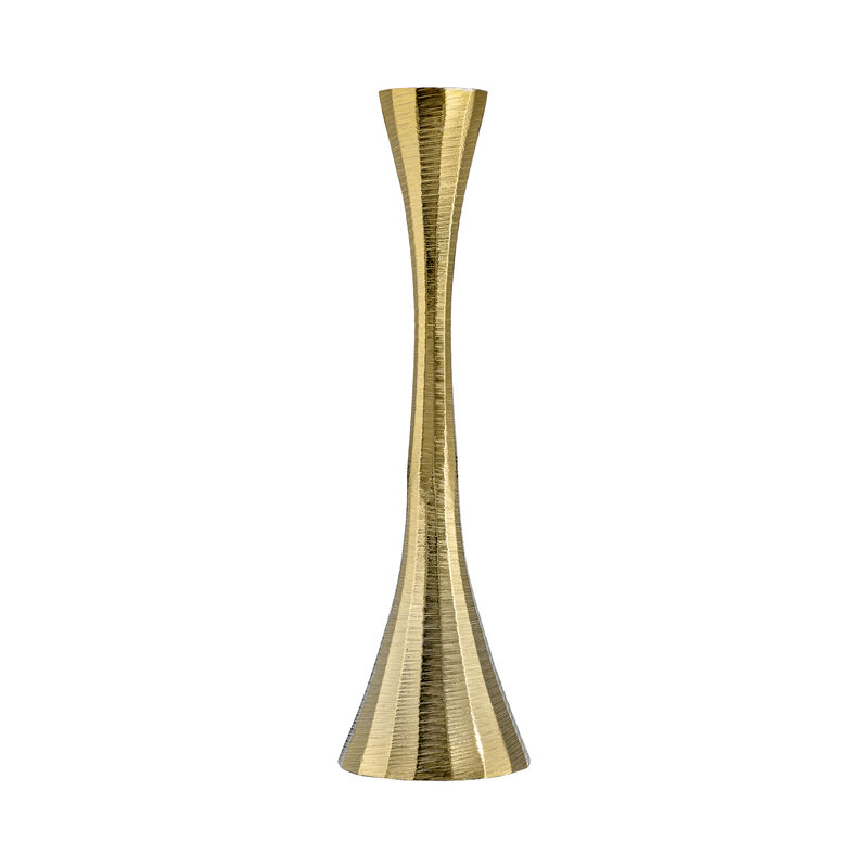 Etched Taper Candle Holder