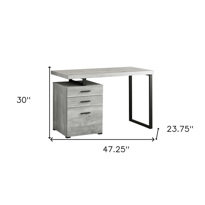 Home Office Computer Desk – 3-Drawer Storage Table for Study or Work