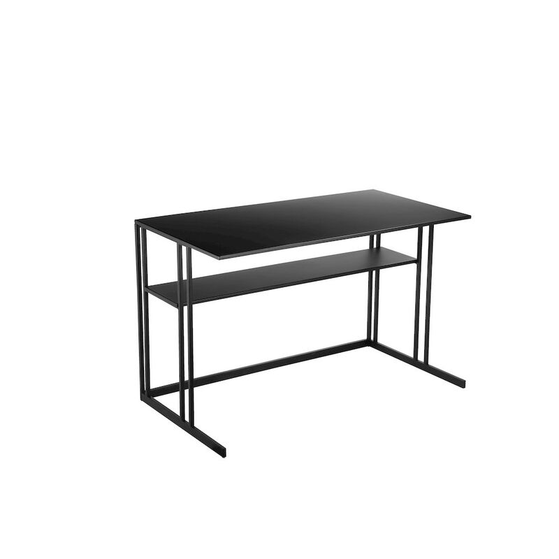 Pangea Home Miley Desk Metal Black
