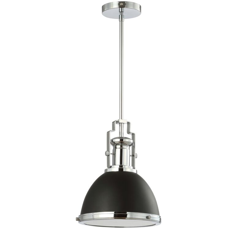 Homer Modern Industrial Iron LED Dome Pendant